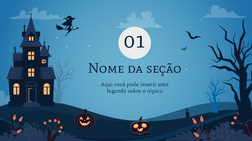 Free Brazilian Halloween Powerpoint Template 3