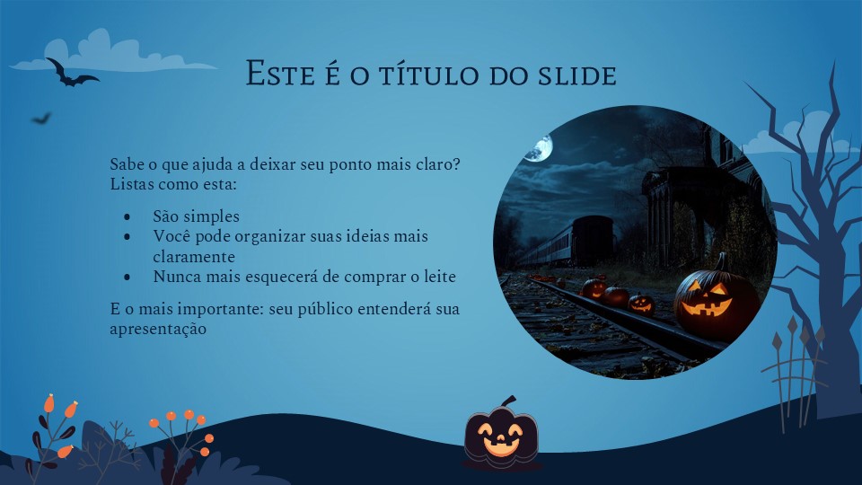 Free Brazilian Halloween Powerpoint Template 4