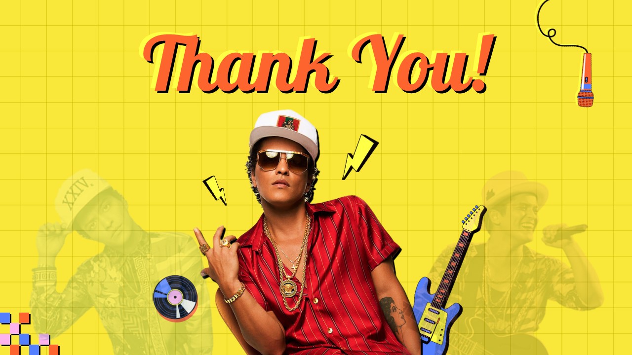 Free Bruno Mars Powerpoint Template And Google Slides Theme 12