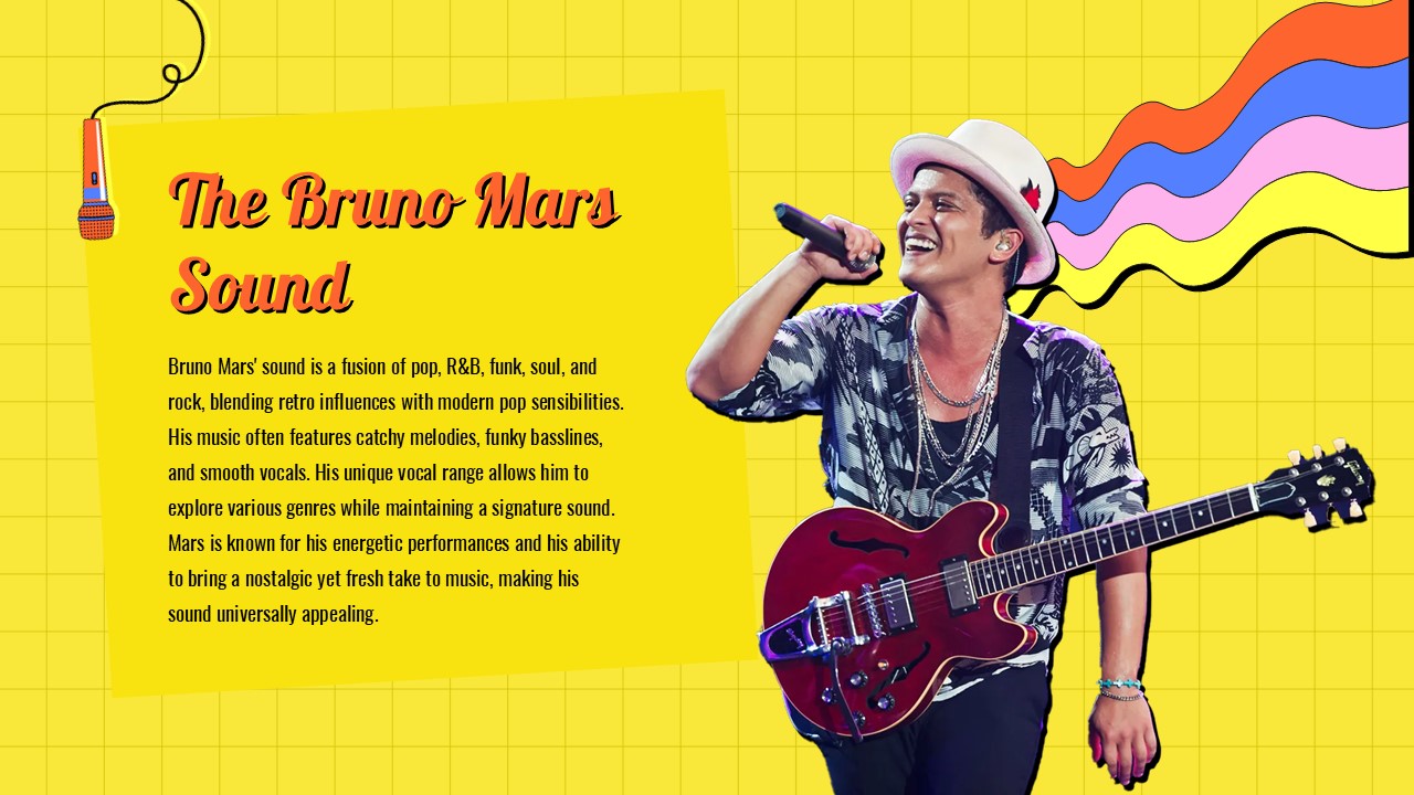 Free Bruno Mars Powerpoint Template And Google Slides Theme 7