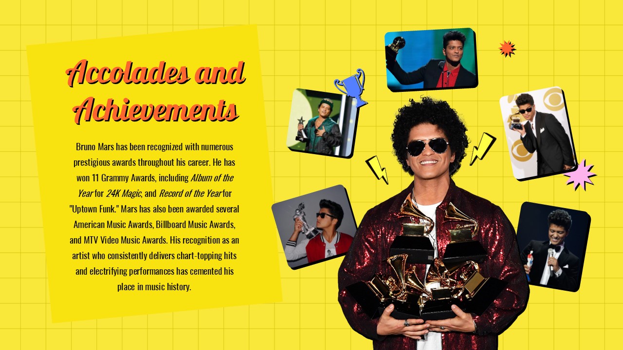 Free Bruno Mars Powerpoint Template And Google Slides Theme 9