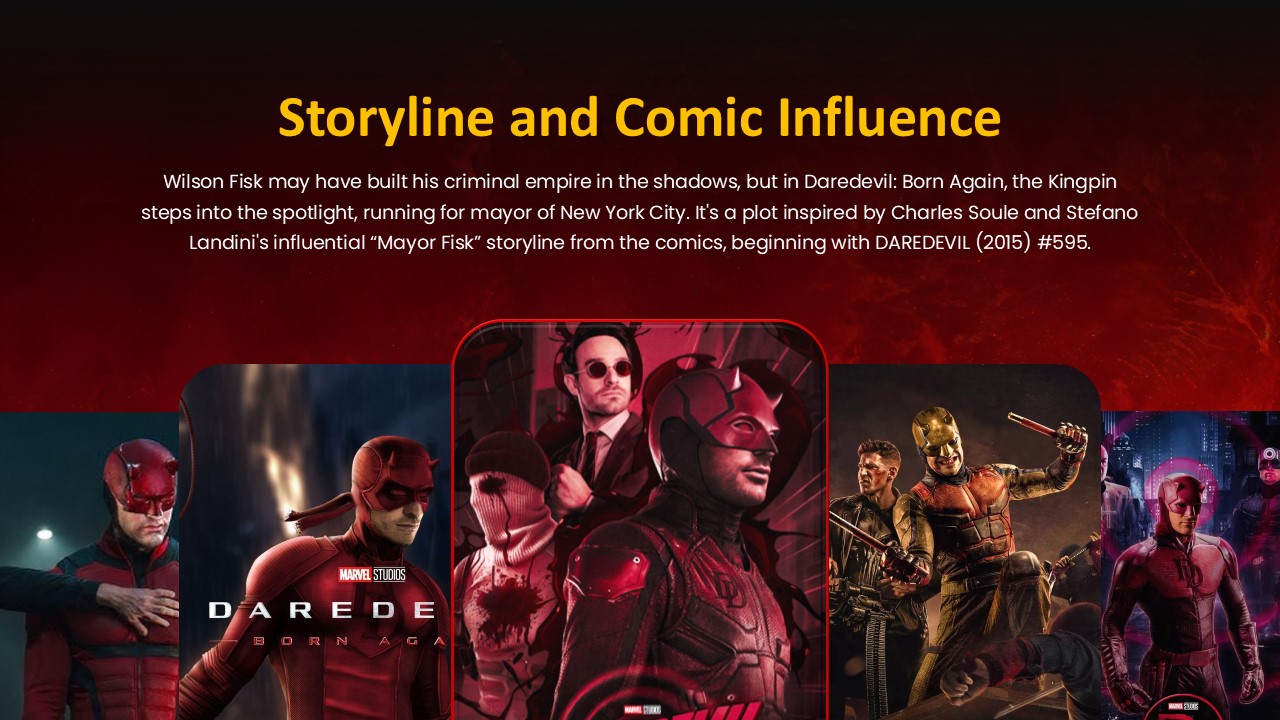 Free Daredevil Born Again Powerpoint Template 3