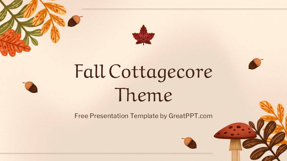 Free Fall Cottagecore Presentation Theme 1