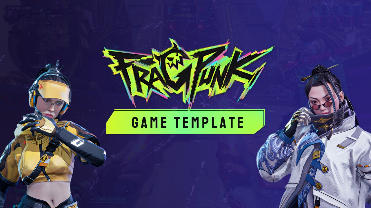 Free Fragpunk Game Presentation Template 1