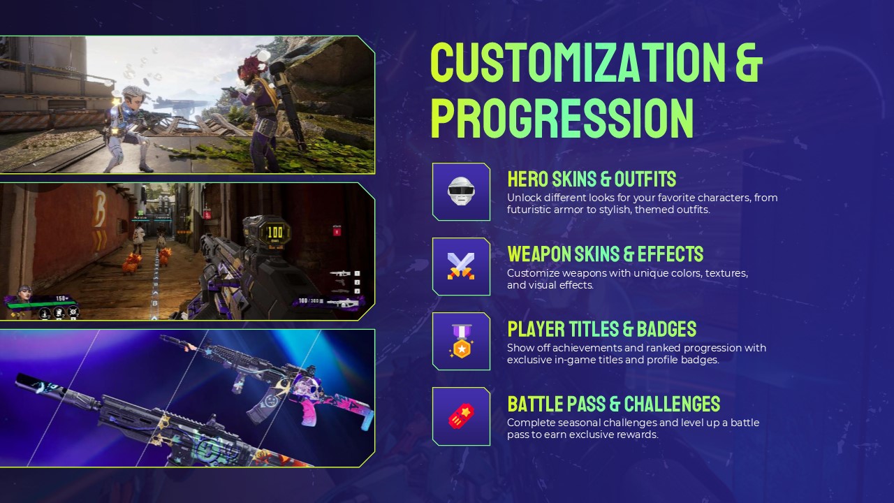 Free Fragpunk Game Presentation Template 6