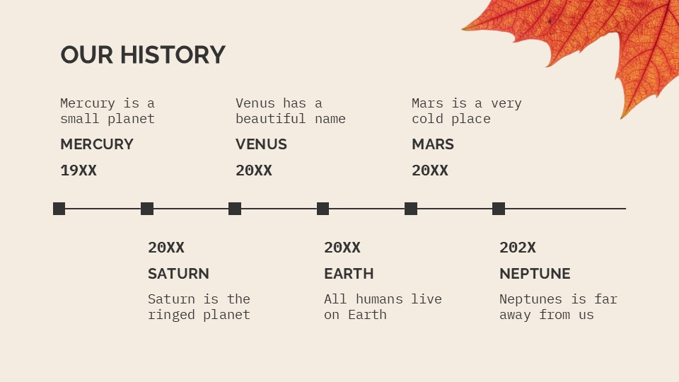 Free Minimalist Happy Fall Presentation Theme 9