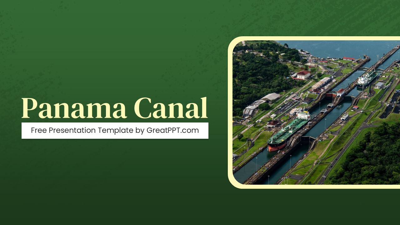 Free Panama Canal Powerpoint Template 1