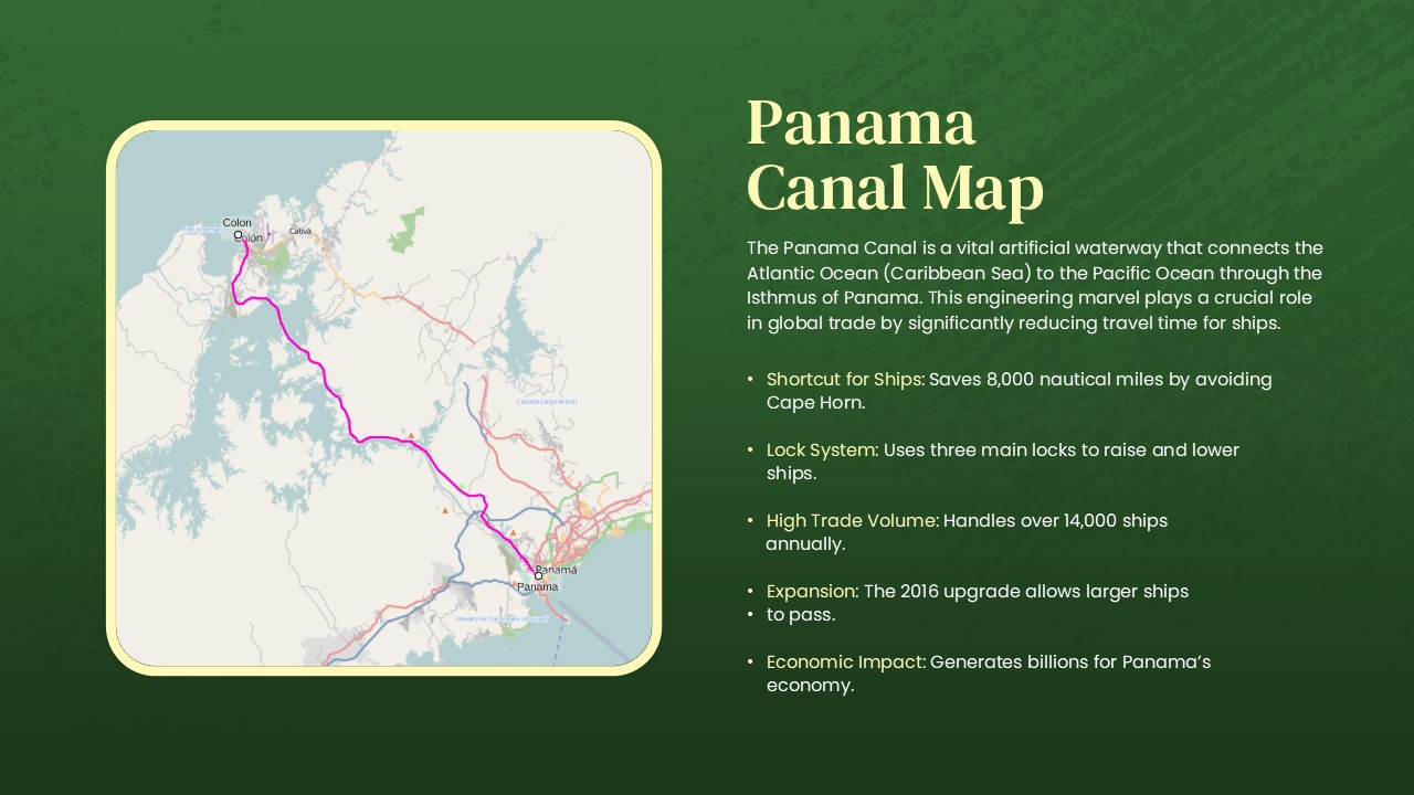 Free Panama Canal Powerpoint Template 4
