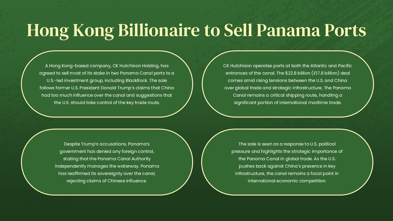 Free Panama Canal Powerpoint Template 8