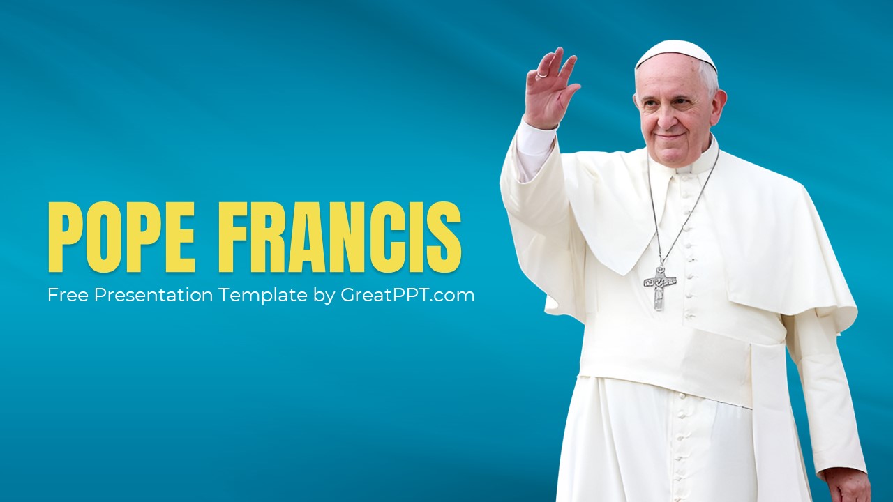 Free Pope Francis Presentation Template 1