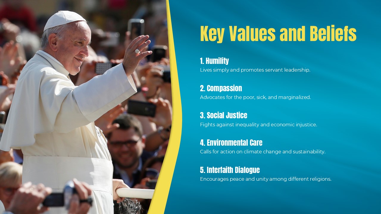 Free Pope Francis Presentation Template 5