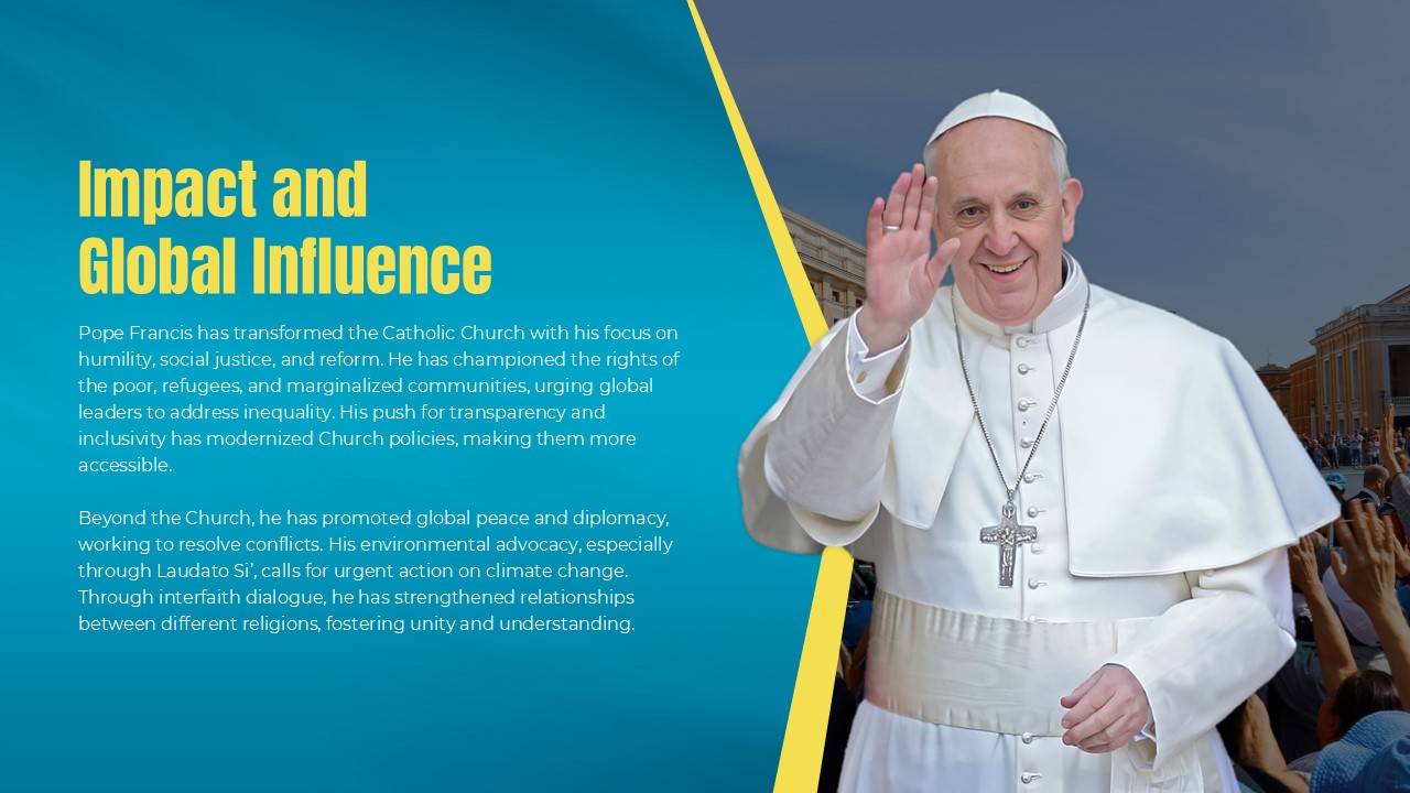 Free Pope Francis Presentation Template 7