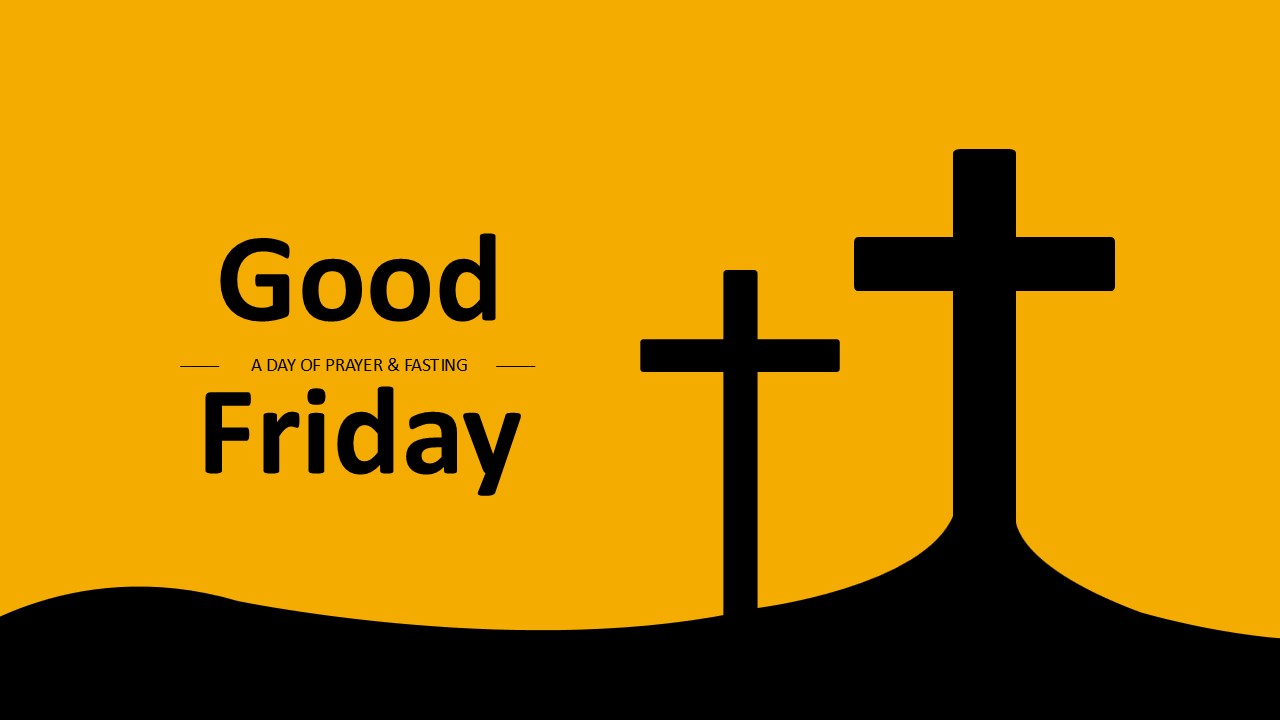 Good Friday Poster Template For Powerpoint And Google Slides 1