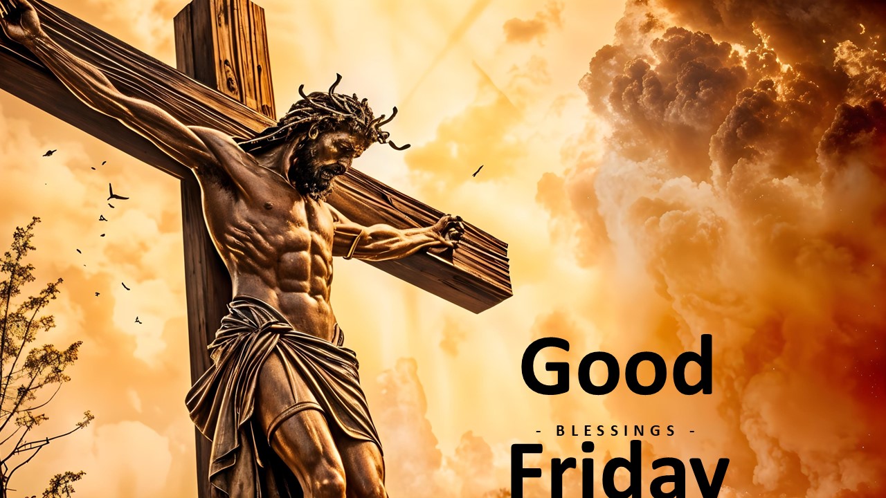 Good Friday Poster Template For Powerpoint And Google Slides 3