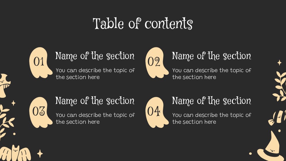 Happy Halloween! Trick Or Treat Presentation Template 2