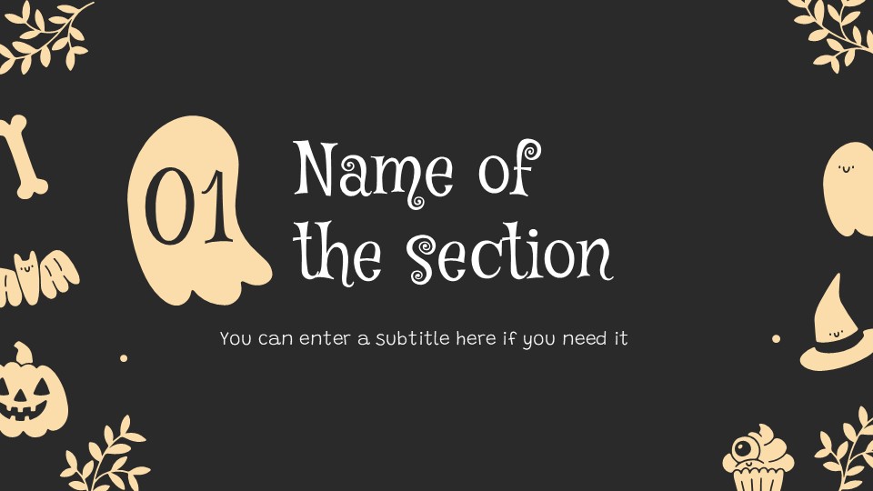 Happy Halloween! Trick Or Treat Presentation Template 4