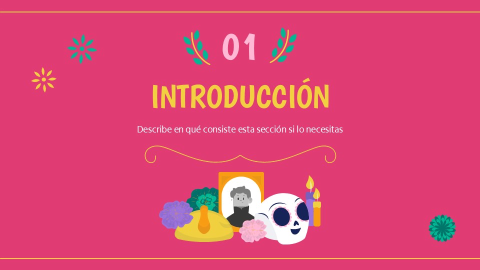 Mexican Day Of The Dead Minitheme For Powerpoint 3