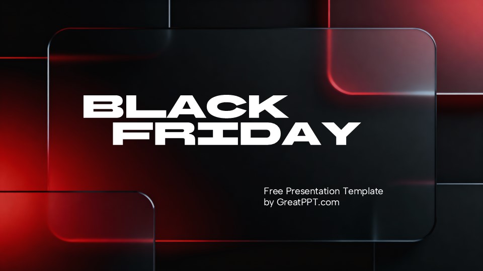 Black Friday Aesthetic Powerpoint Template 1