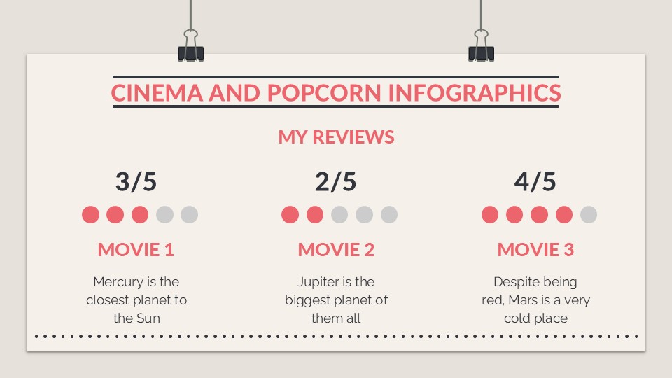 Cinema And Popcorn Infographics For Powerpoint And Google Slides 25