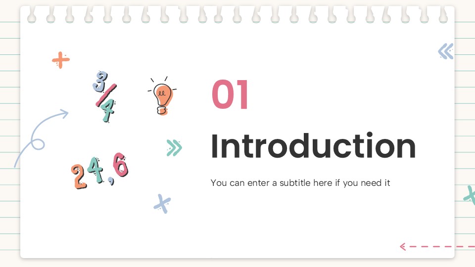 Fractions And Decimals Math 4th Grade Powerpoint Template 4