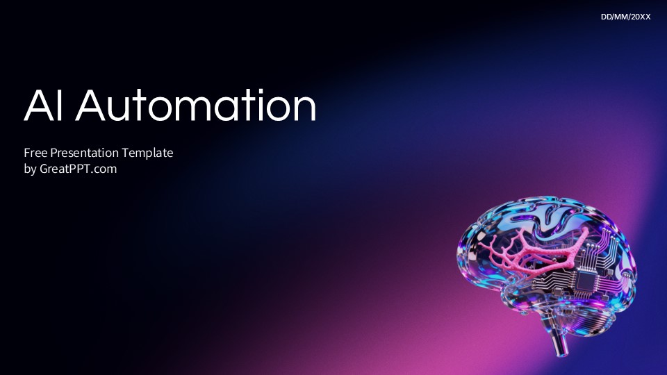 Free Ai Automation Powerpoint Template 1