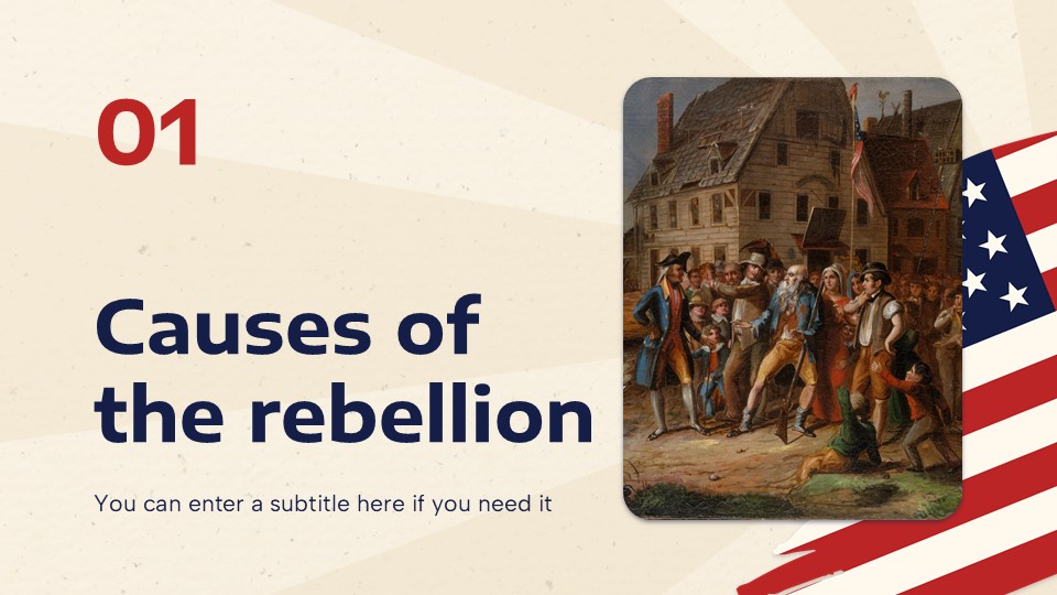 Free American Revolution Presentation Theme 4