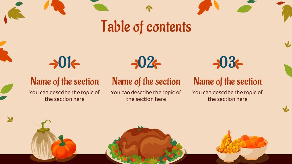 Free Best Thanksgiving Turkey Presentation Theme 2