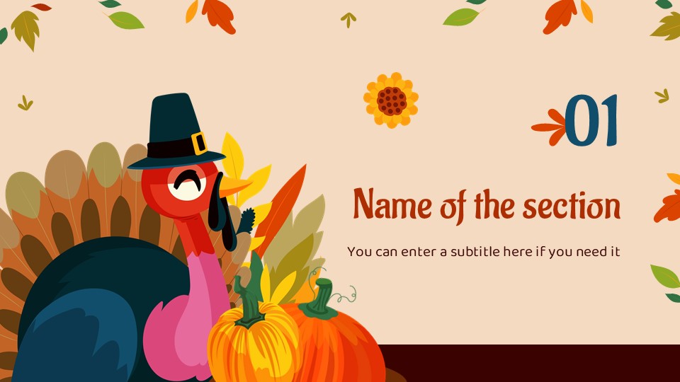 Free Best Thanksgiving Turkey Presentation Theme 3