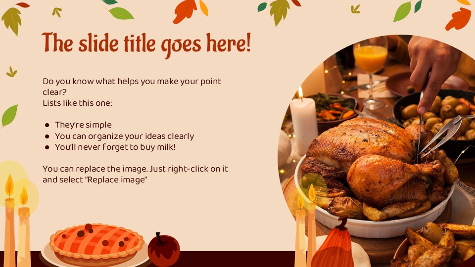 Free Best Thanksgiving Turkey Presentation Theme 4