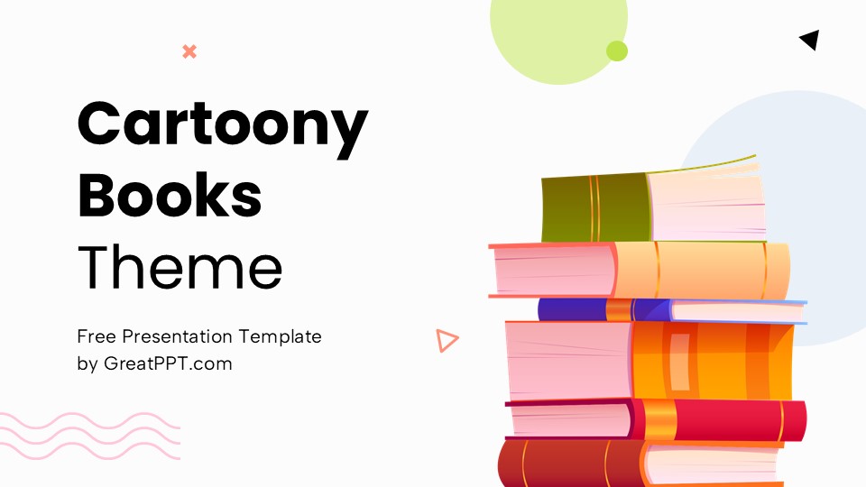 Free Cartoony Books Presentation Theme 1