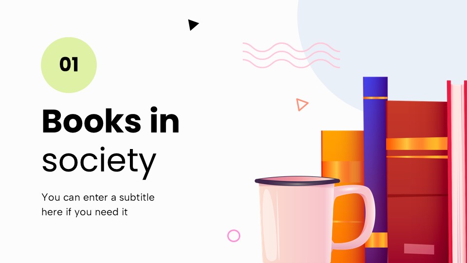 Free Cartoony Books Presentation Theme 4