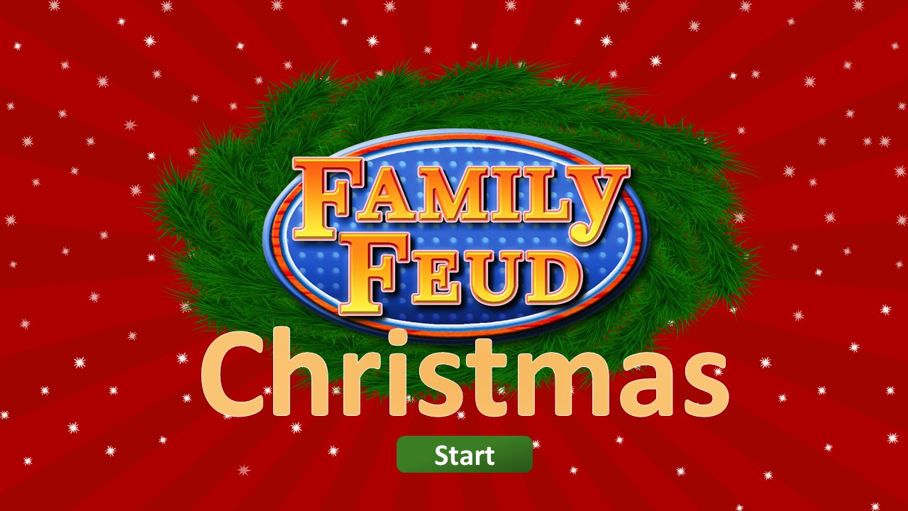 Free Christmas Family Feud Powerpoint Template 1
