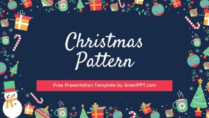 Free Christmas Pattern For Powerpoint And Google Slides 1