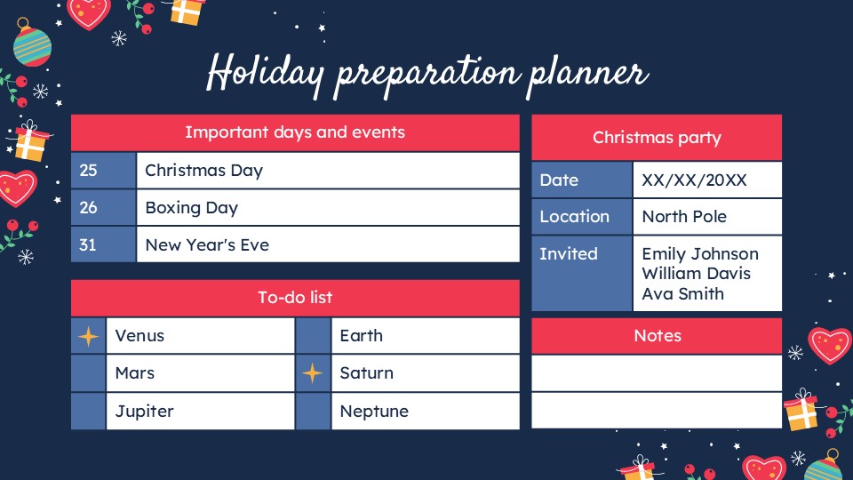 Free Christmas Pattern For Powerpoint And Google Slides 29