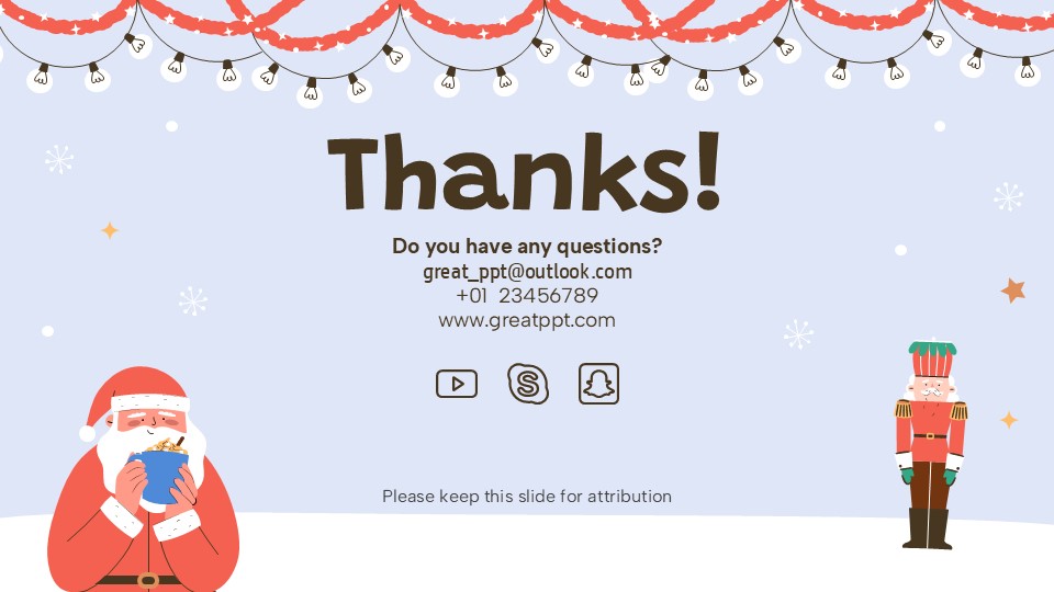 Free Christmas Quiz Presentation Theme 12