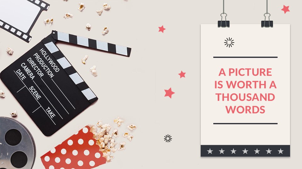 Free Cinema And Popcorn Theme Powerpoint And Google Slides 12