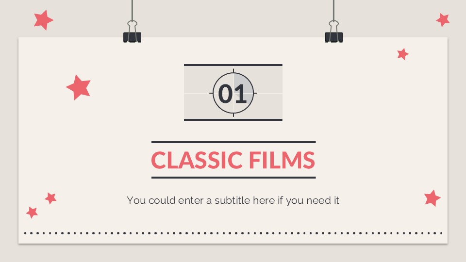 Free Cinema And Popcorn Theme Powerpoint And Google Slides 6