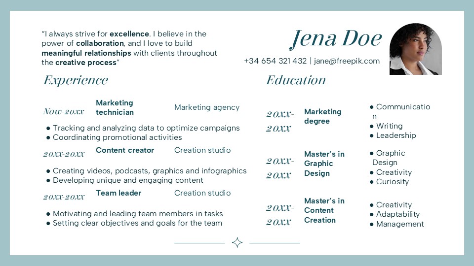 Free Clean And Elegant Portfolio Presentation Template 6