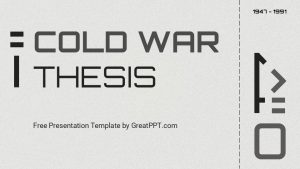 Free Cold War Thesis Powerpoint Template 1