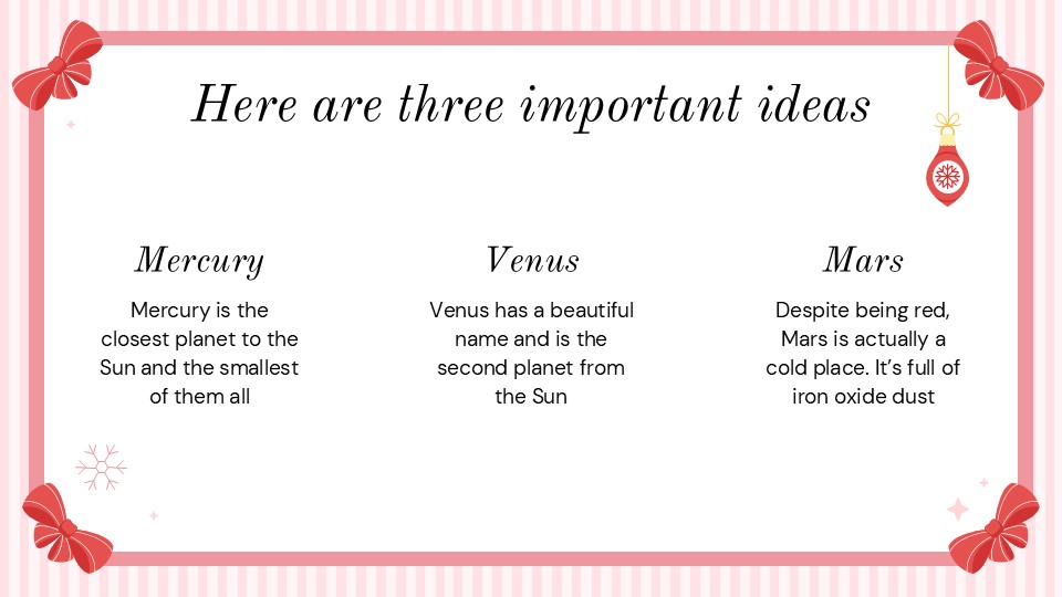 Free Coquette Style Christmas Presentation Theme 7