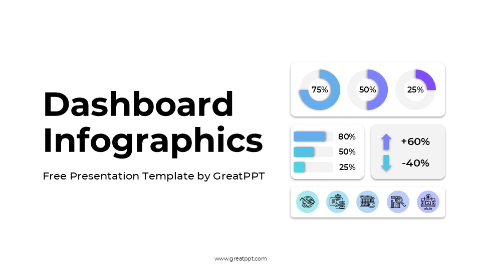 Free Dashboard Infographics For Powerpoint And Google Slides 1