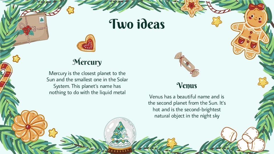 Free Digital Advent Calendar Presentation Theme 6