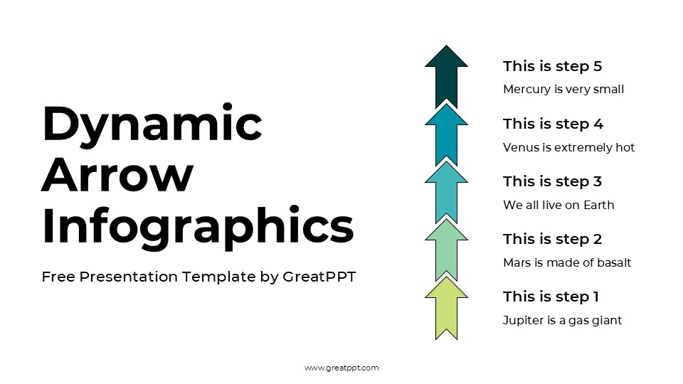 Free Dynamic Arrow Infographics For Powerpoint 1