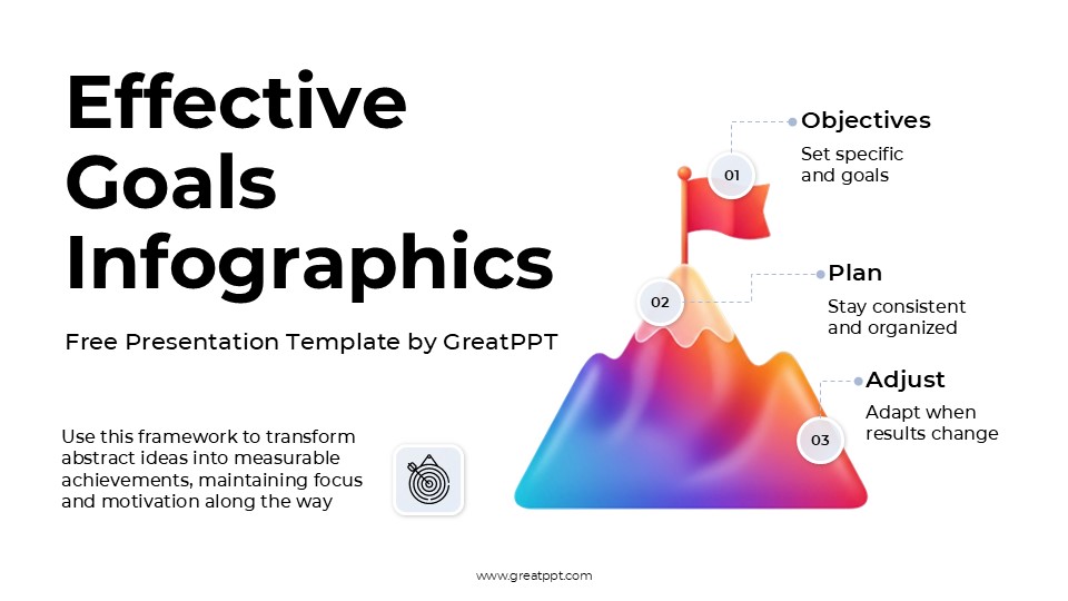 Free Effective Goals Infographics For Powerpoint And Google Slides 1