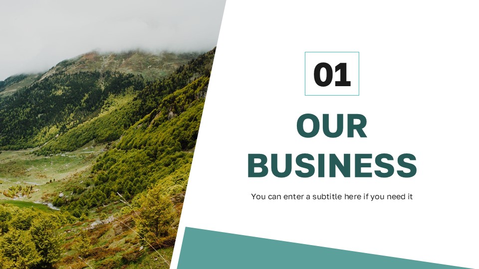 Free Elegant Landscape Presentation Theme 5