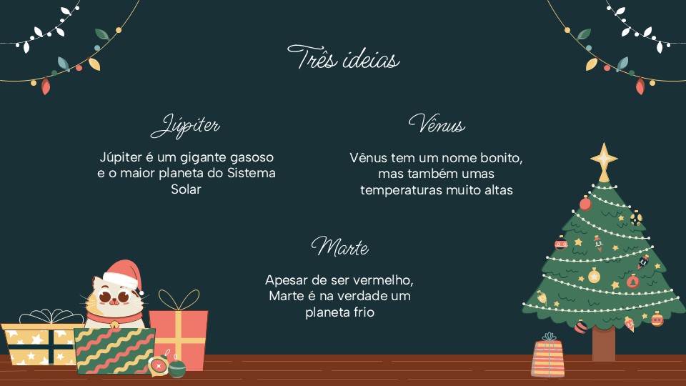 Free Enchanted Christmas Tree Powerpoint Template 6