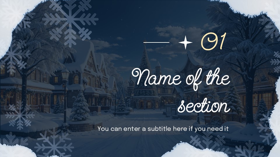 Free Exploring A Winter Wonderland Powerpoint Template 3