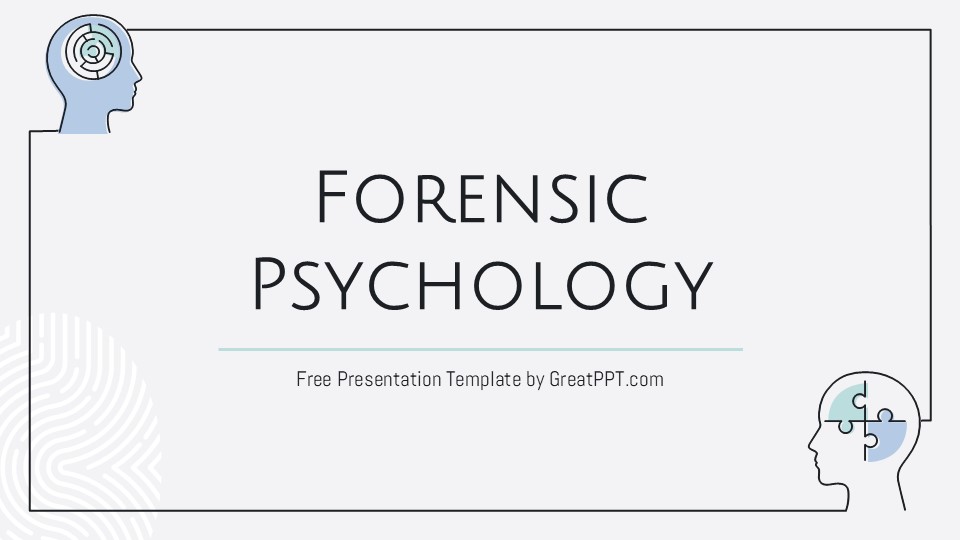 Free Forensic Psychology Powerpoint Template 1