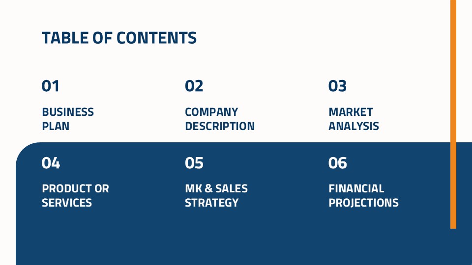 Free Formal Business Plan Powerpoint Template 2
