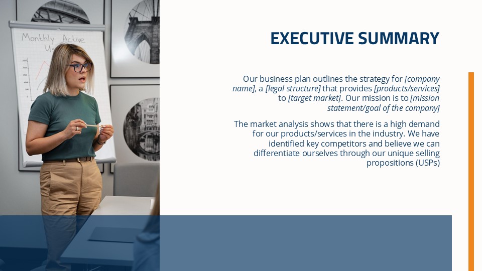 Free Formal Business Plan Powerpoint Template 3